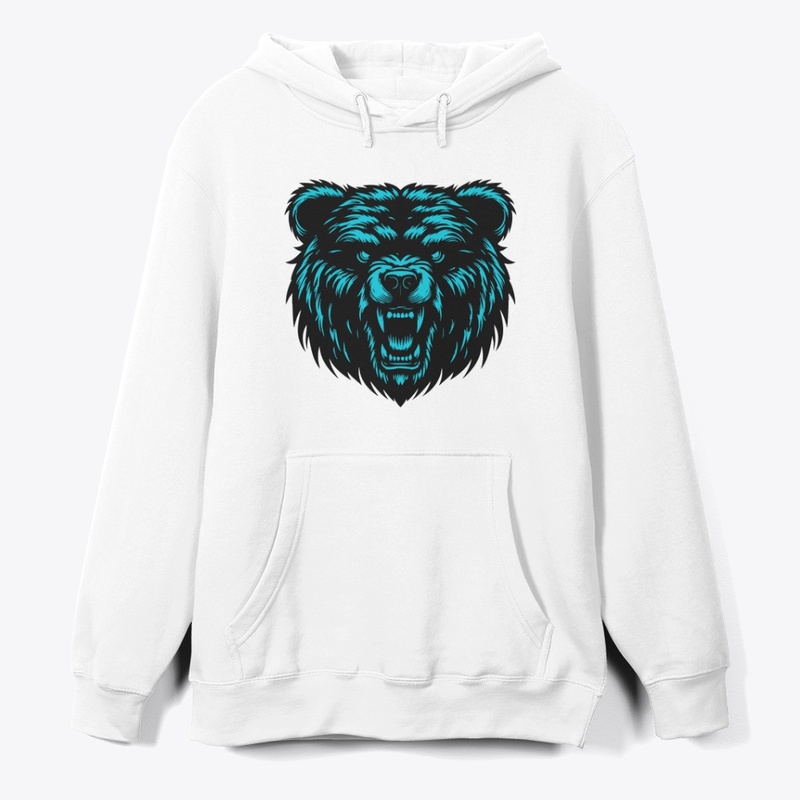 Powerful Angry Bear Artwork