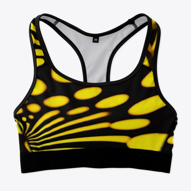 Great Sports Bra in Yellow Color