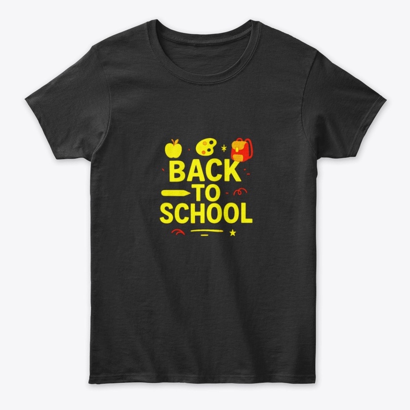 Back to School" Vibrant Palette Graphic