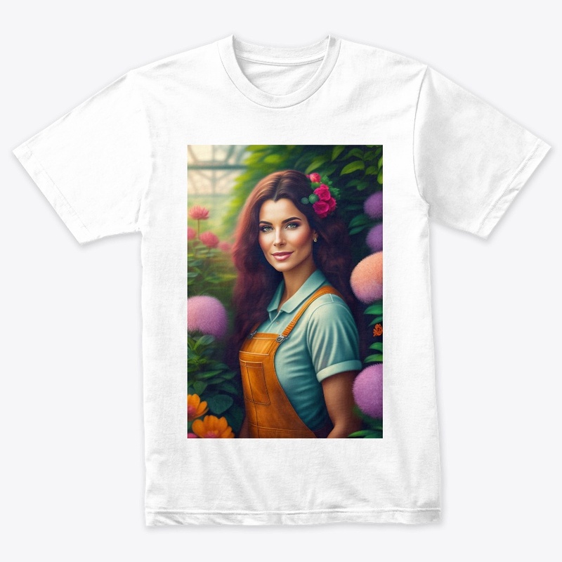 garden party t-shirt pastel butterflies