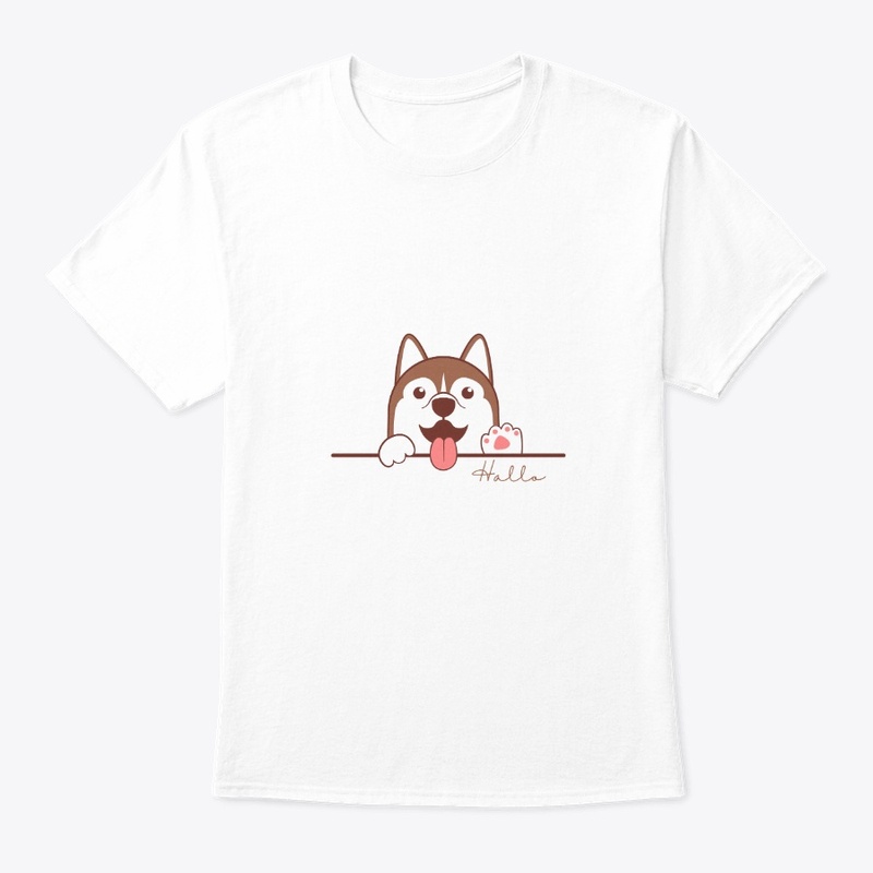 Brown Minimalist Cute Dog