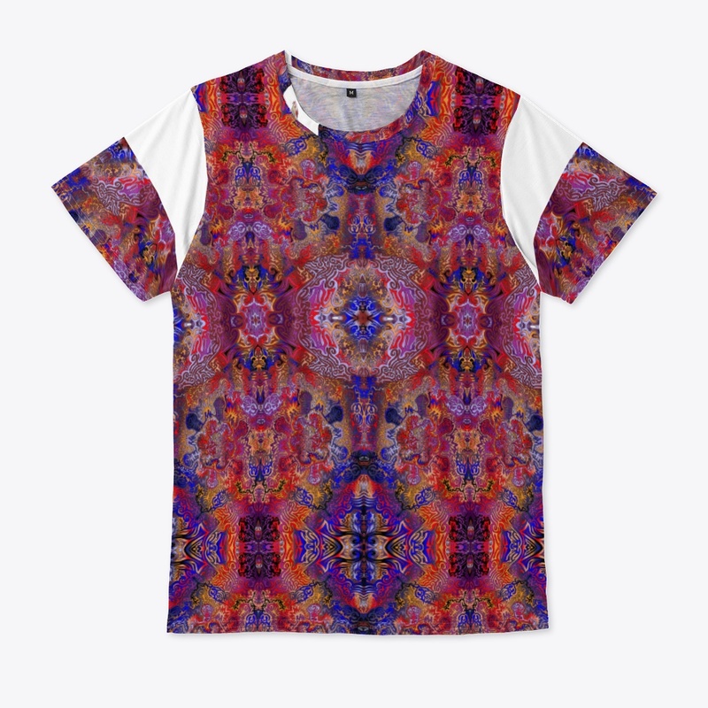 rainbow Mandala tee