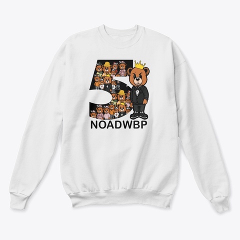 Noadwbp 5 Th Year  White  T-Shirt Front