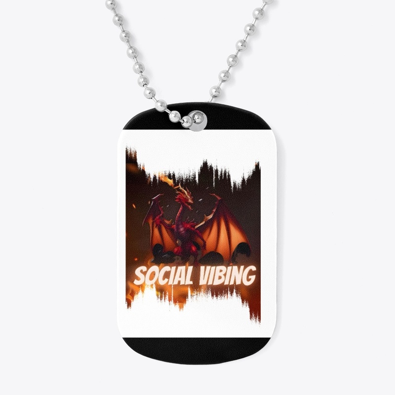 social vibing dragon maskot