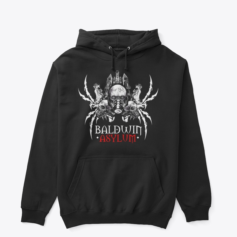 Baldwin Asylum Skull Spider LOGO