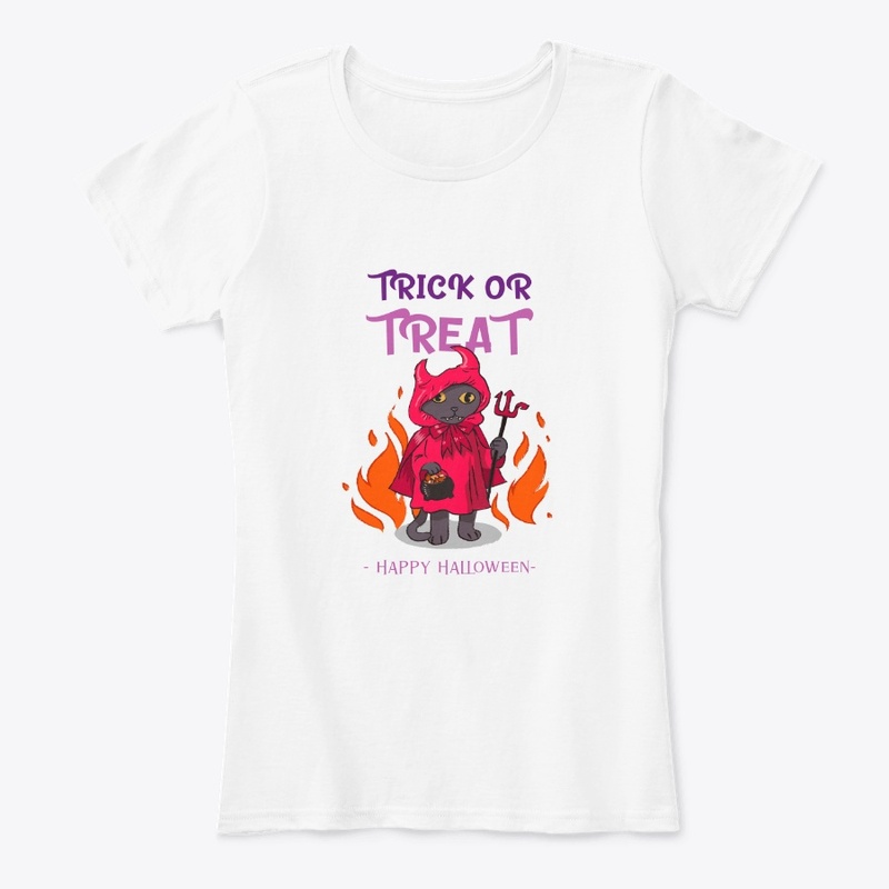 Trick or treat Kitty -  Halloween Design