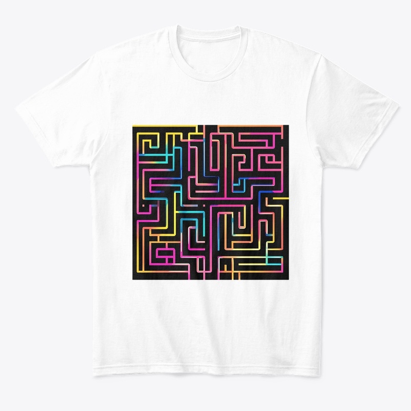 Neon Labyrinth: A Maze of Color