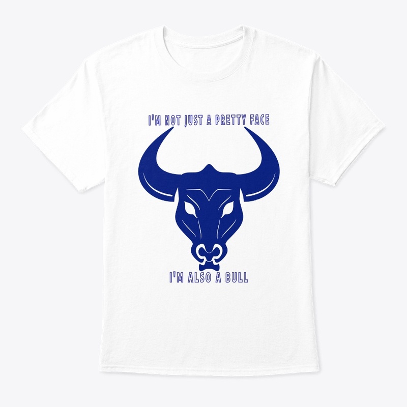 funny head bull with quote