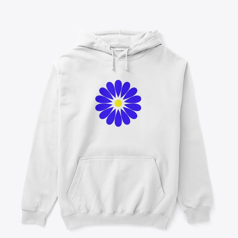 Sacred Geometry Blue Flower