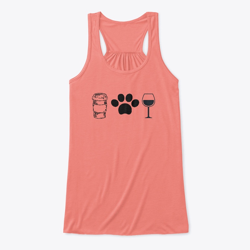 Coffee Dogs & Wine Dog Mom Shirt