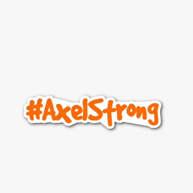 #AxelStrong Vinyl Sticker