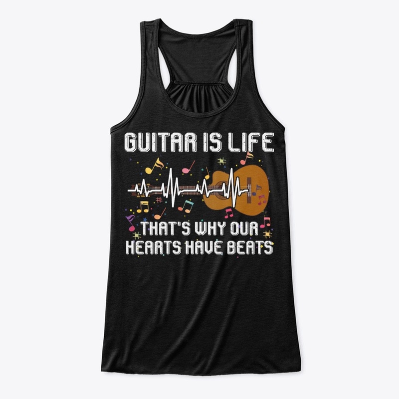 Guitar Lover Gift Our Hearts Have Beats