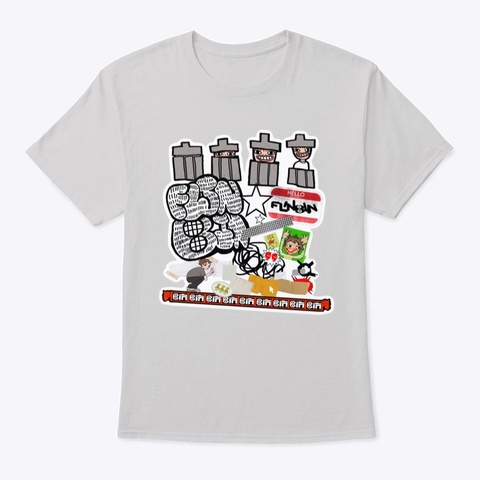 Flinbin Brand Shirt Light Steel T-Shirt Front