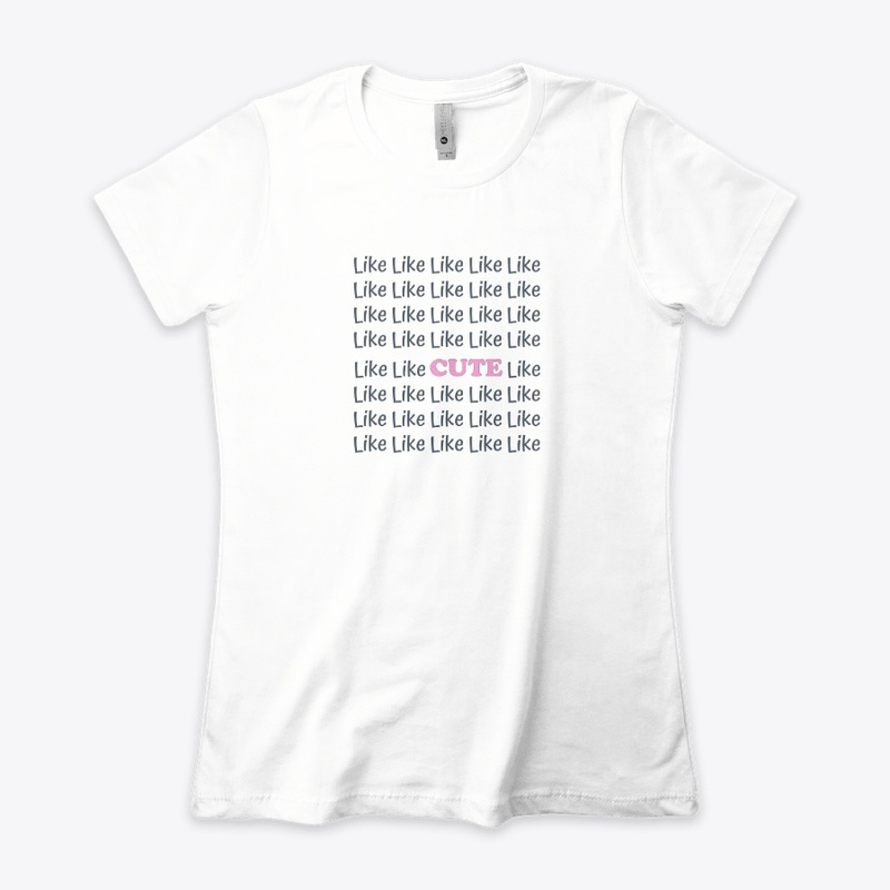 LIKE CUTE comic tee