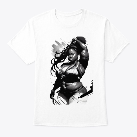 Ink Akaii Classic Crew Neck Tee White T-Shirt Front