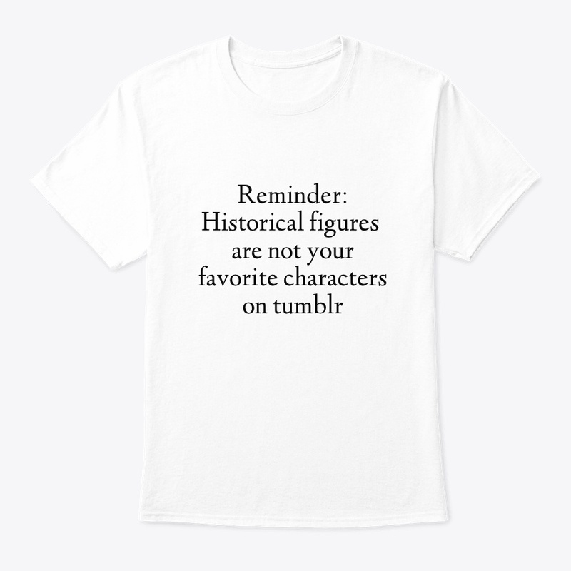 Historical figures aren't characters