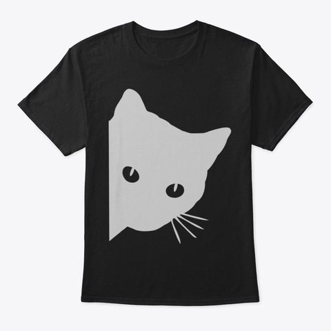 Womens Cat Lover Ladies Tshirt Cat Mom S Black T-Shirt Front