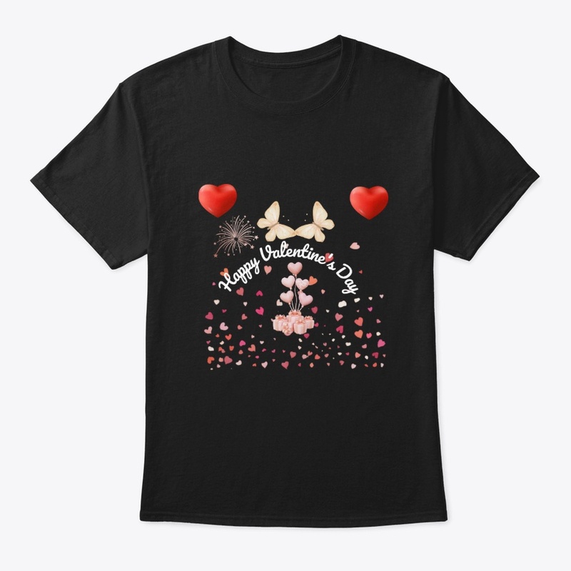 Sweet Hearts Butterflies Valentine's Day