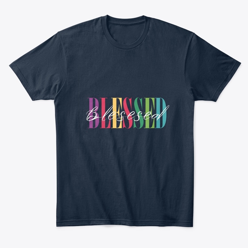 The "Blessed" t-shirt design 