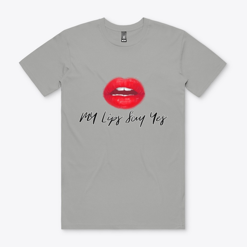 My lips say yes (black)