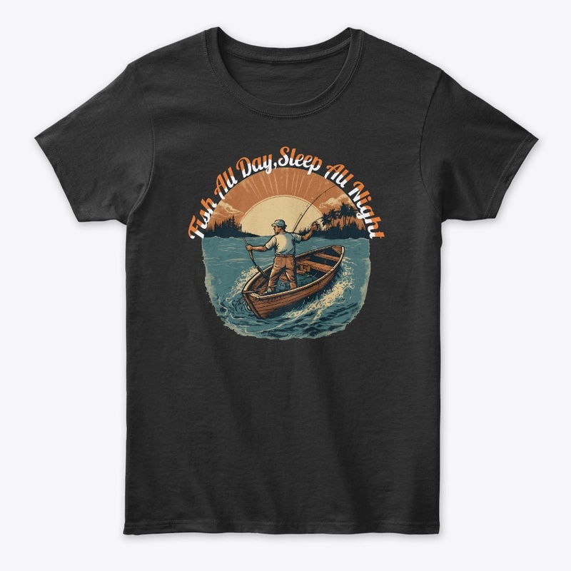 Fishing t-shirt design