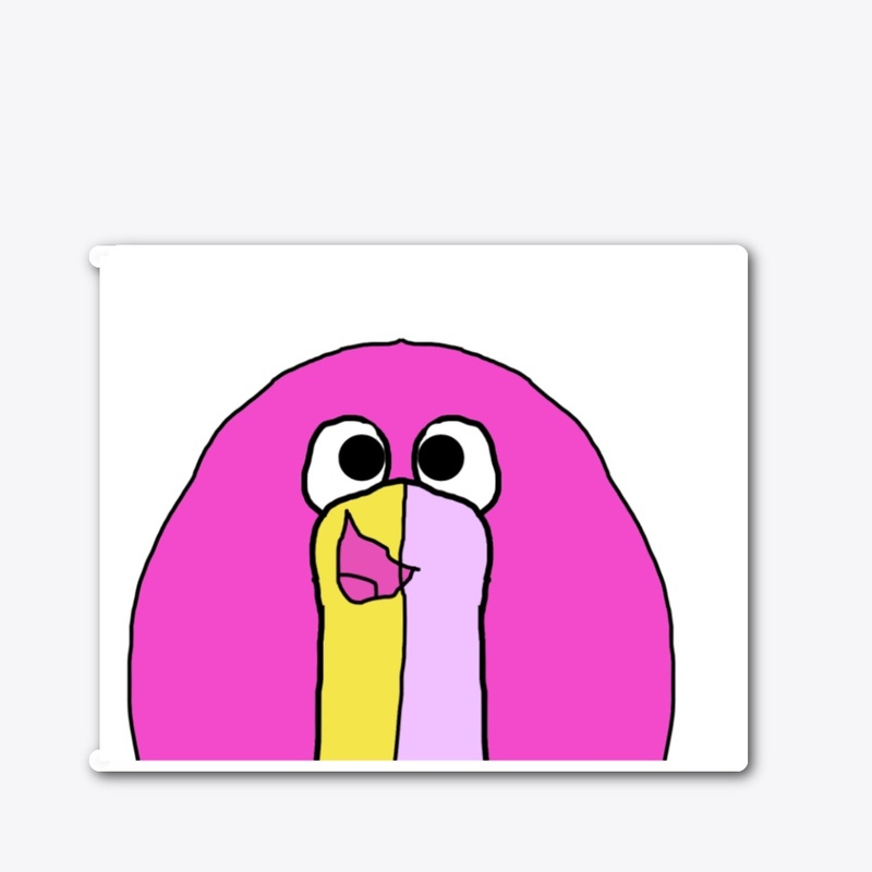 ELMER THE PUPPET STICKER