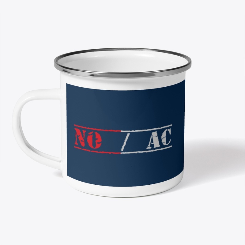 NO / AC Happy camper campin' mug