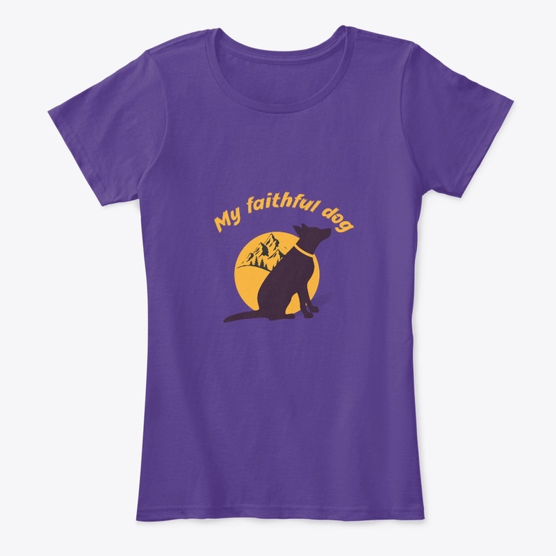 My faithful dog for lvoer dogs by Adwaa