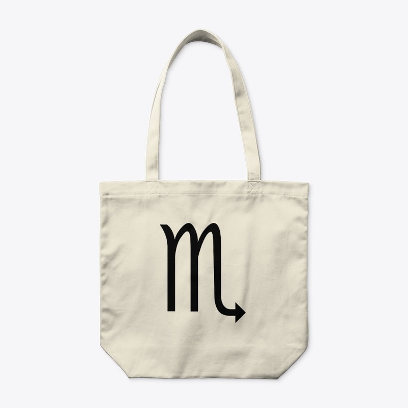 Scorpio Zodiac Symbol Tote