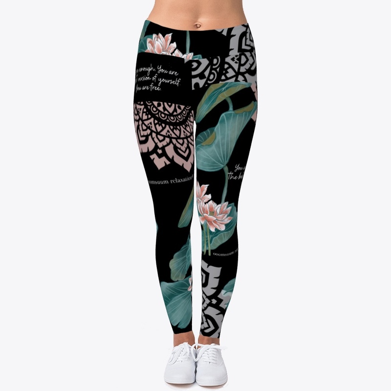 You are Peace Lotus Art Leggings