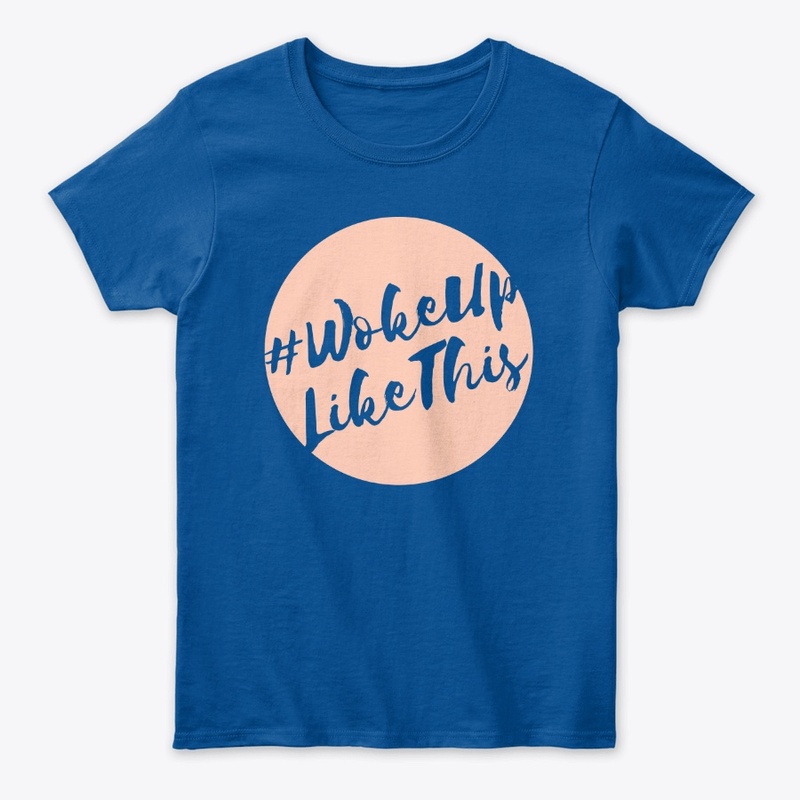 WOKE UP LIKE THIS T-SHIRT MOON 