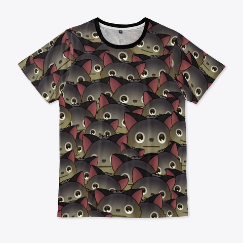 Thousand Stares Black T-Shirt Front
