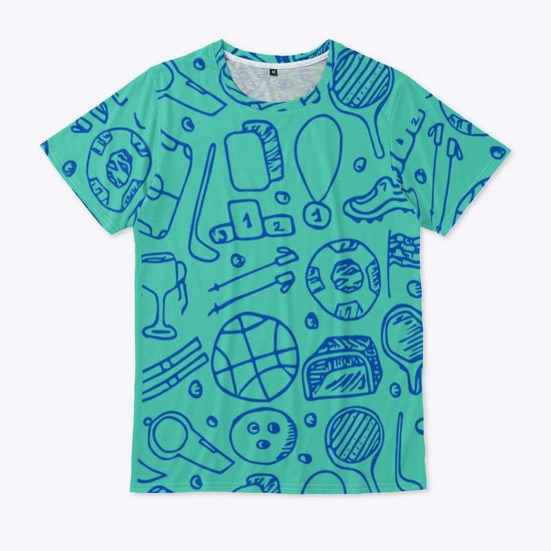 Allover Print Tee: A Blend of Casual
