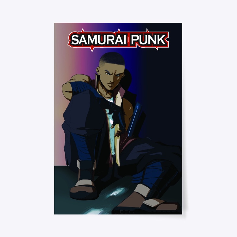 Samurai Punk Poster