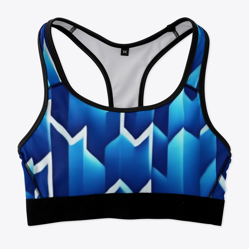 Awesome Bra in Blue Design