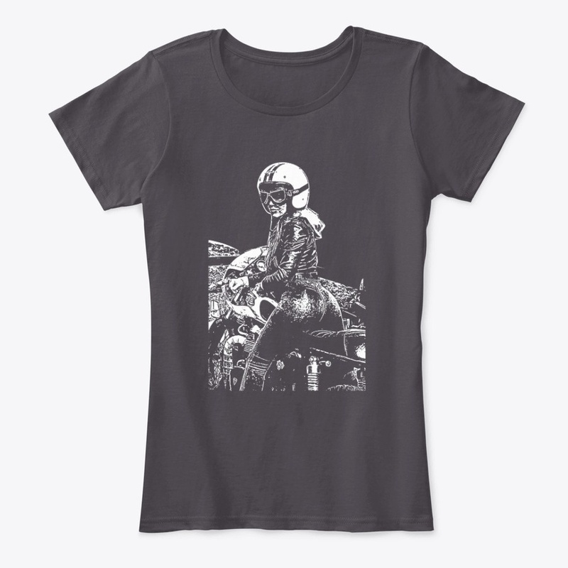 Sexy Female Rider Graphic Design