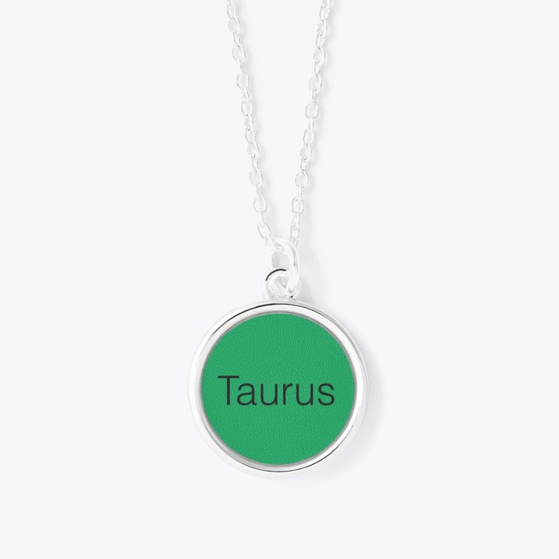 Zodiac Circle Pendant Taurus (EARTH)