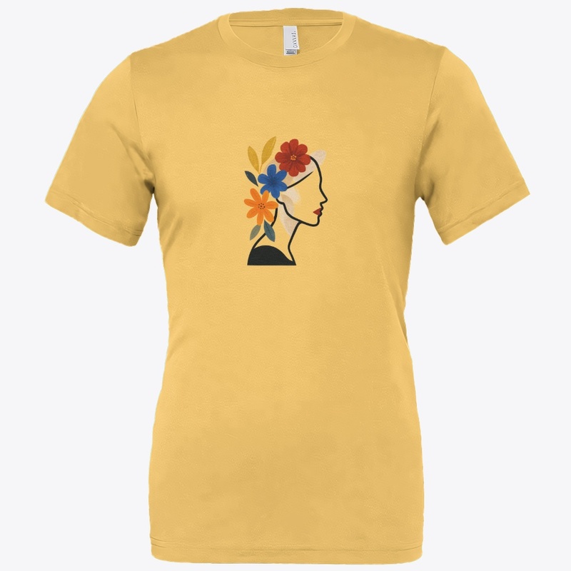 Petal Mask Portrait – Fashion Collage