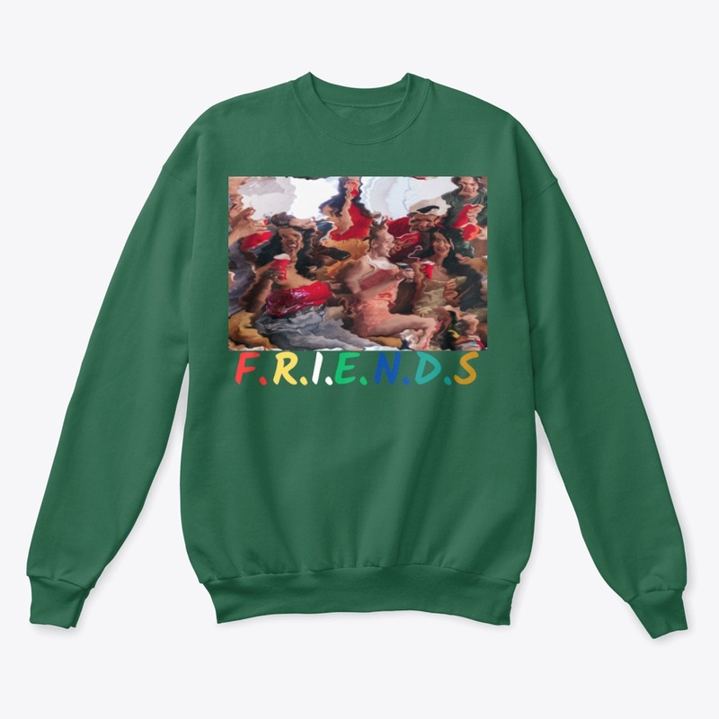 Friends drinking funny