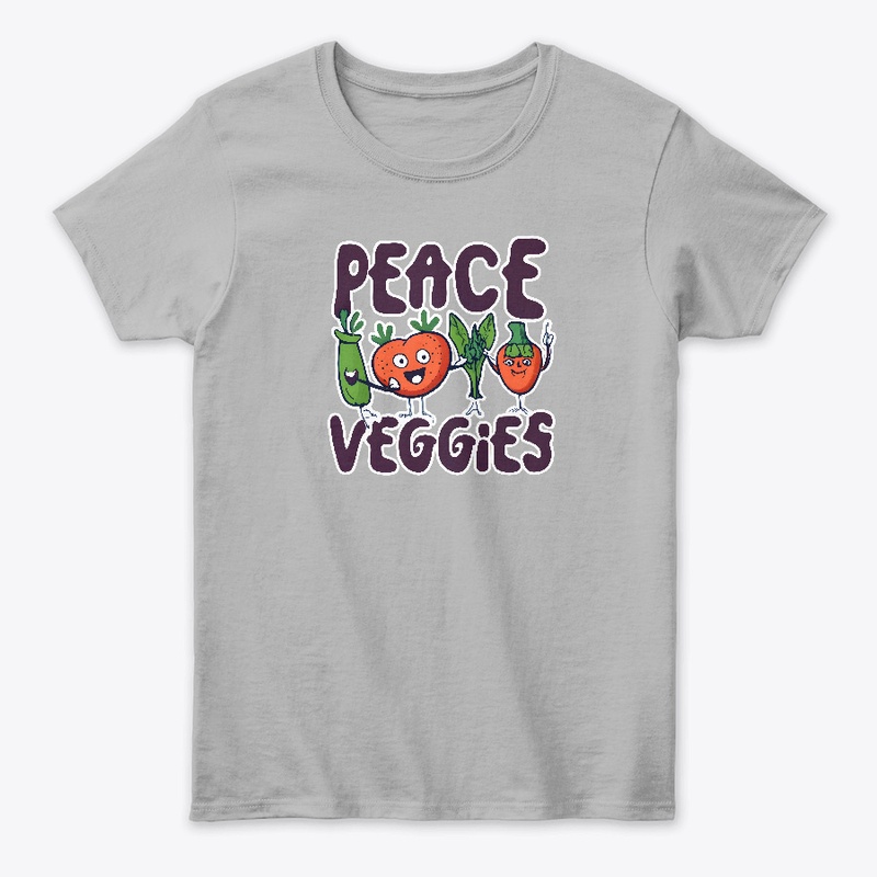 Peace Love Veggies T-shirt