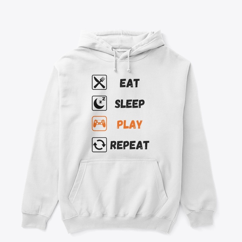 EAT SLEEP PLAY REPEAT White Edition