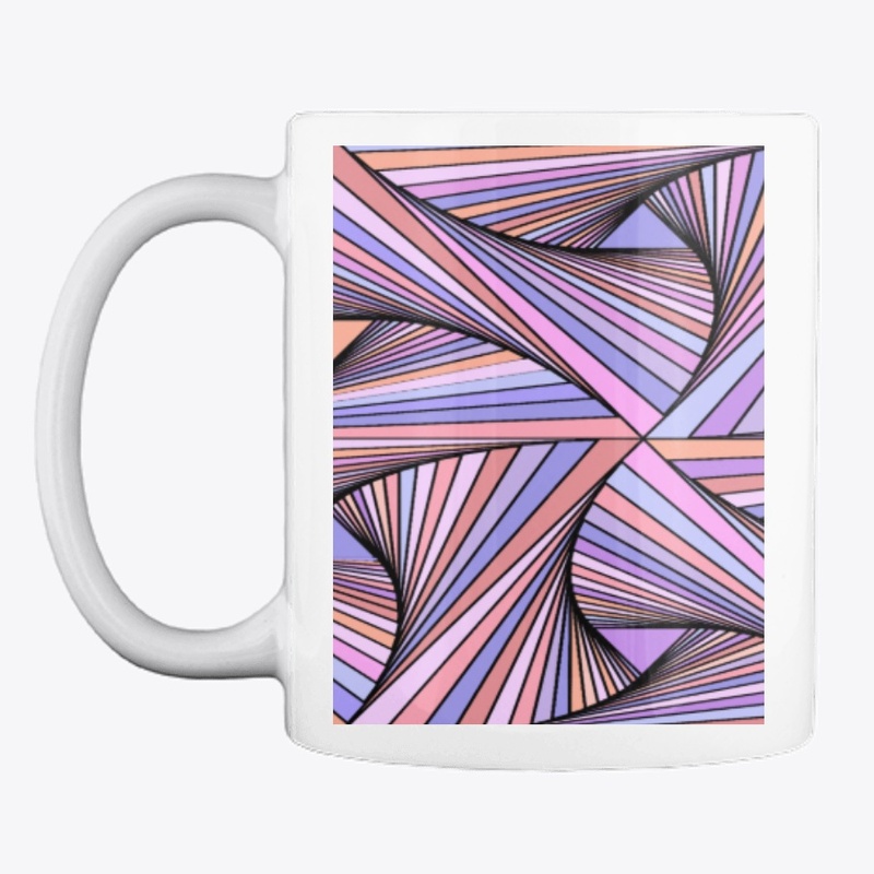 Color Abstract op art design