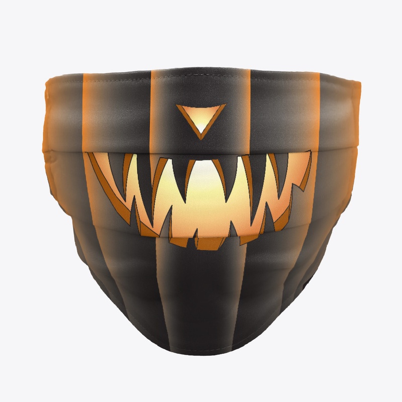 Jack o lantern Halloween Face Mask 6