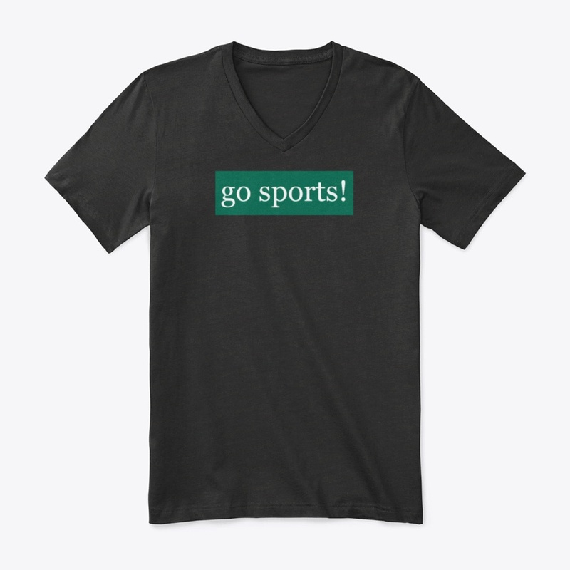 Go Sports Written in White on Green