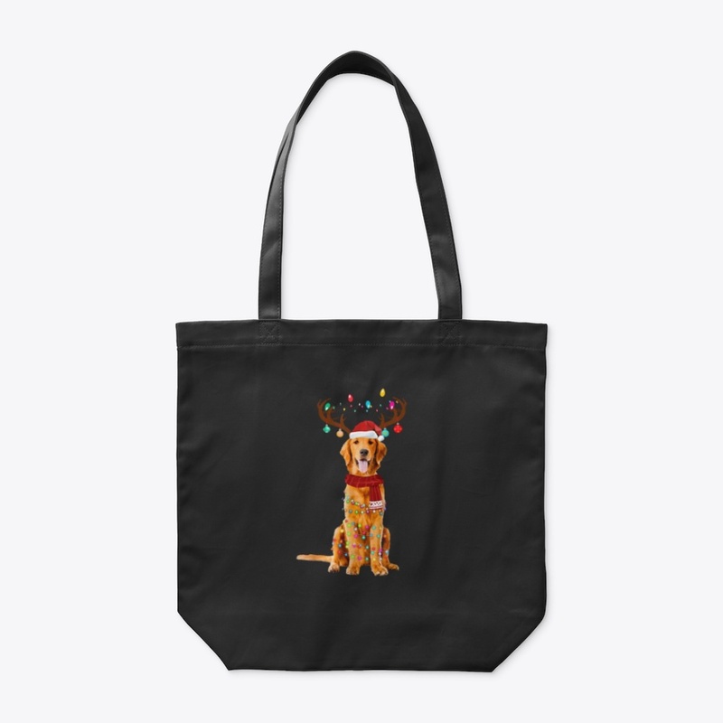 GOLDEN RETRIEVER CHRISTMAS T SHIRT
