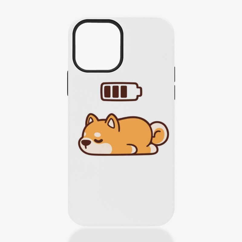 iphone hülle mit schlafendem hund