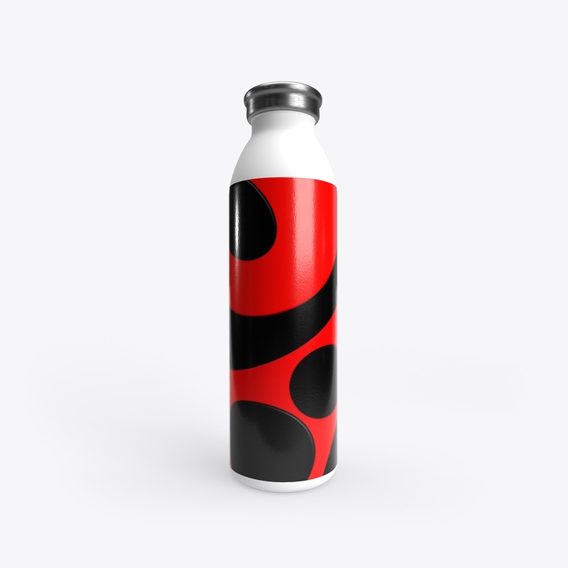 Red And Black Circle Pattern