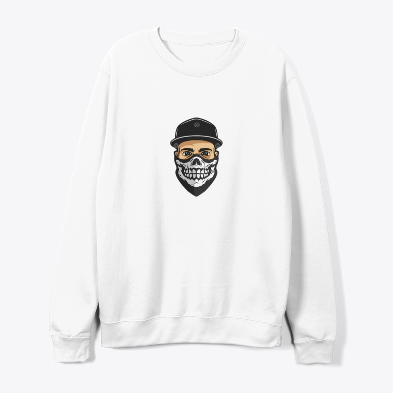 Skeleton mask boy t-shirt
