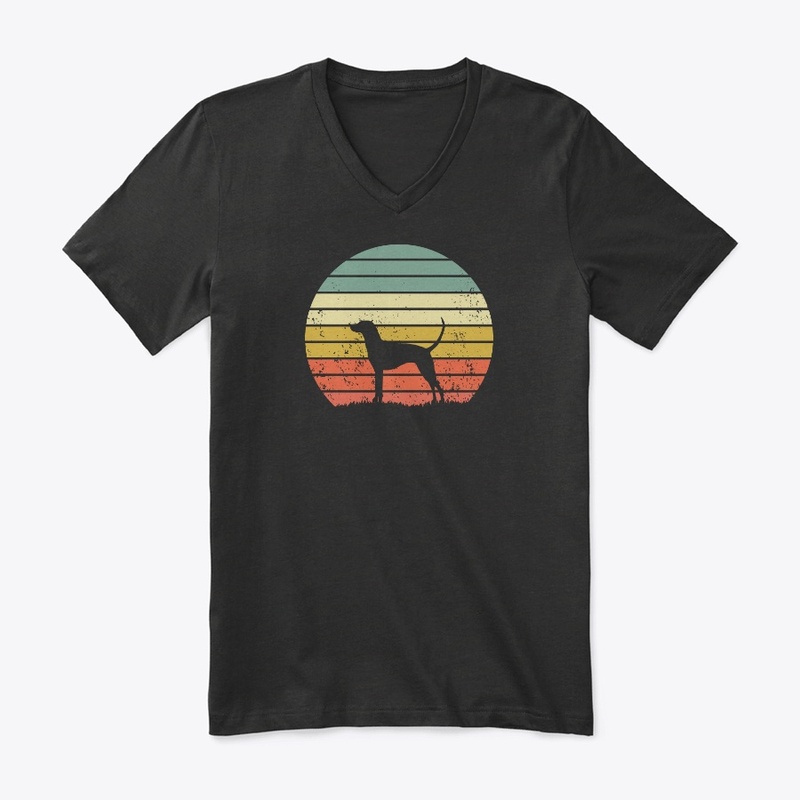 Vizsla Retro Sunset Dog Lover