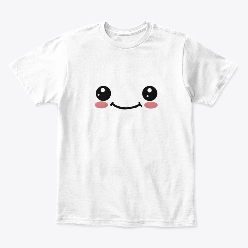 Kawaii japaneses anime faces: smile